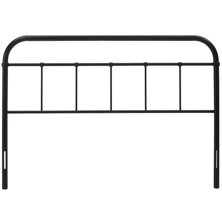 Serena Queen Steel Headboard in Brown