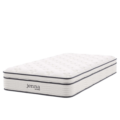 Jenna 10" Innerspring and Foam Twin Mattress by Furniture for America