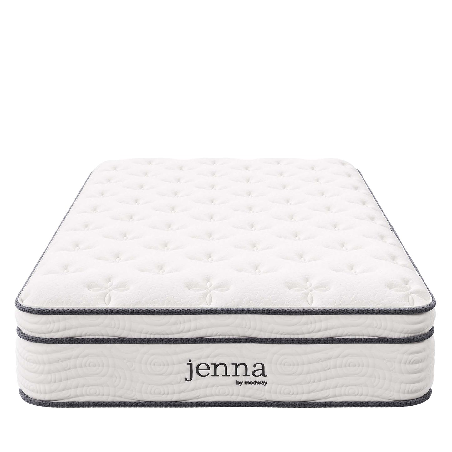 Jenna 10" Innerspring and Foam Twin Mattress by Furniture for America