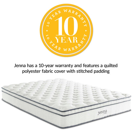 Jenna 10" Innerspring and Foam Full Mattress, Mattresses