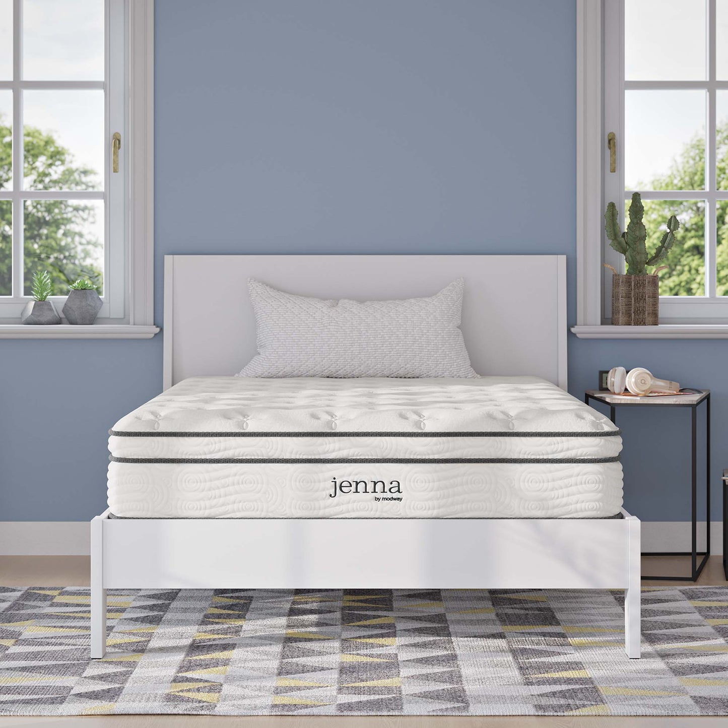 Jenna 10" Innerspring and Foam Full Mattress by Furniture for America