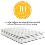 Aria 10" Innerspring and Foam Queen Mattress, Mattresses