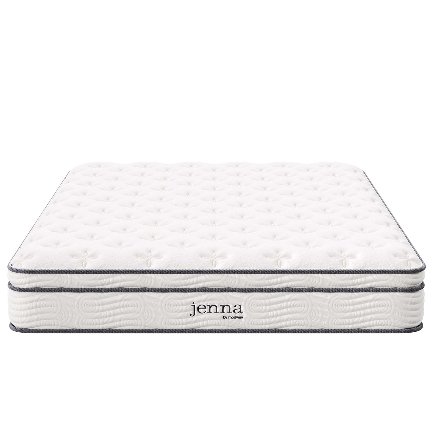 Jenna 10" Innerspring and Foam King Mattress by Furniture for America