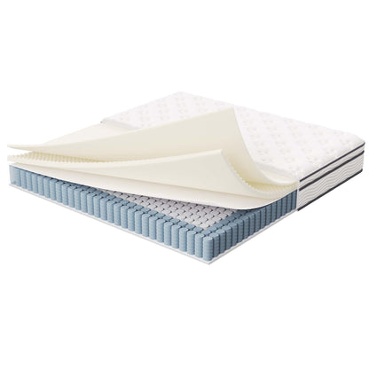 Jenna 10" Innerspring and Foam King Mattress by Furniture for America