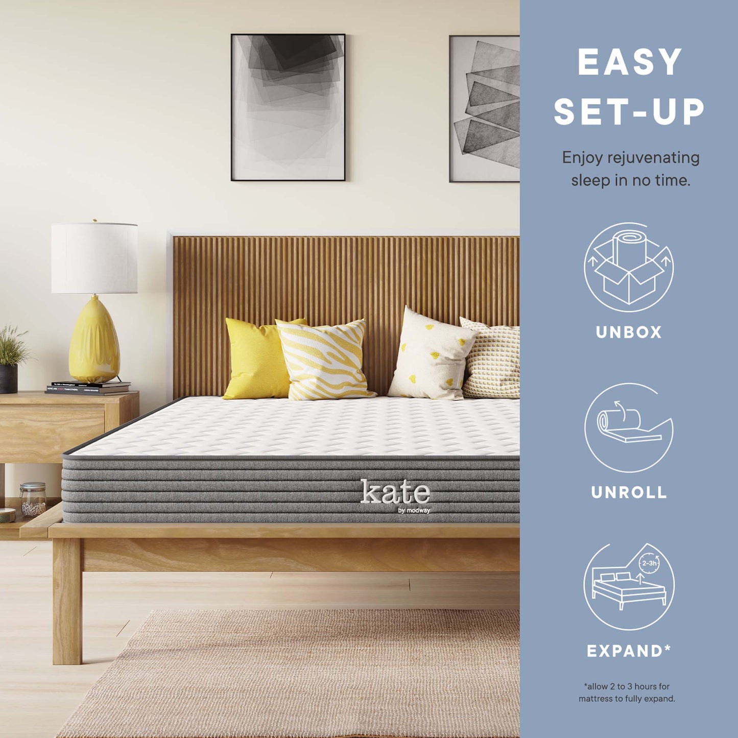 Kate 6" King Mattress by Furniture for America