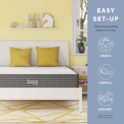 Kate 8" Full Mattress by Furniture for America