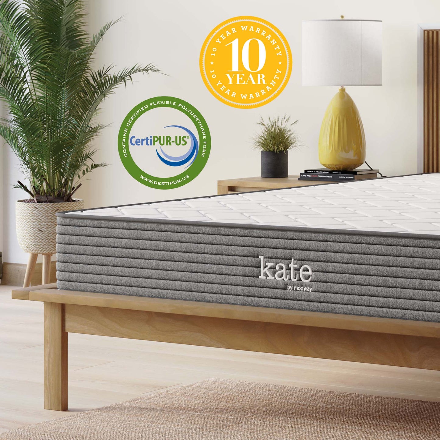 Kate 8" King Mattress by Furniture for America