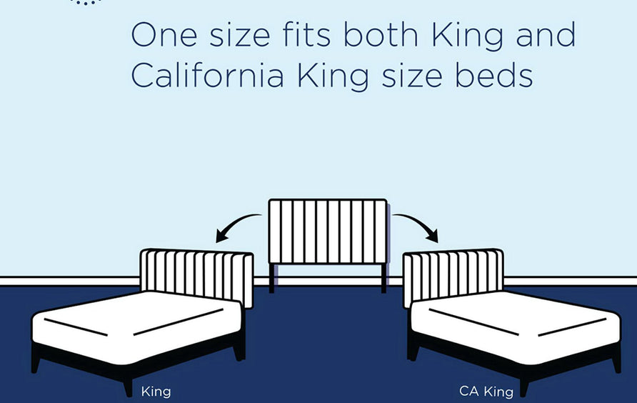 Saguaro Tufted Upholstered Faux Leather King and California King Headboard in Black