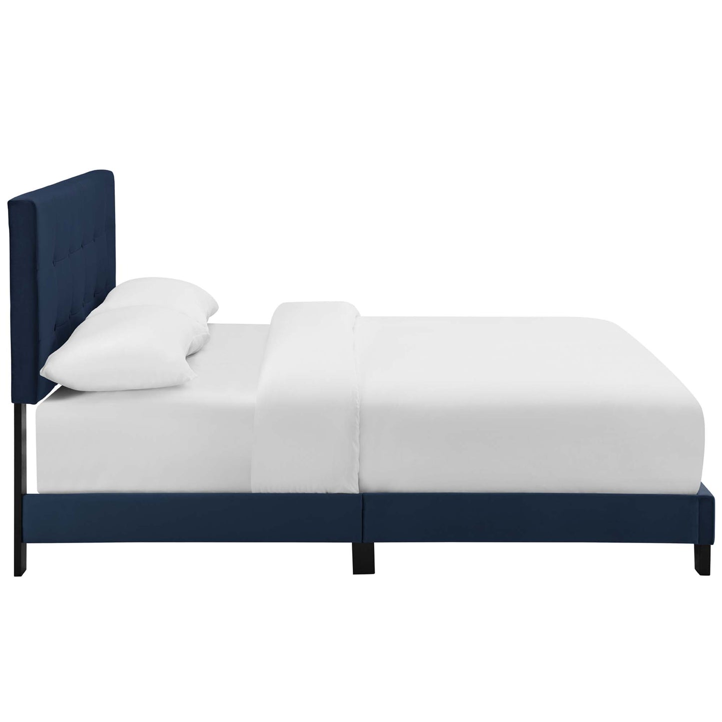 Amira Performance Velvet Full Bed by Furniture For America