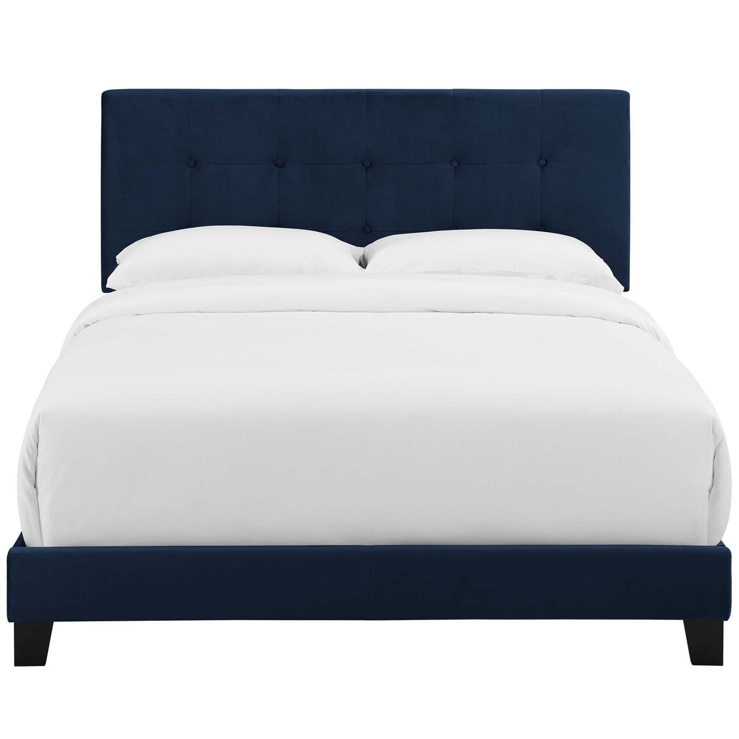 Amira Performance Velvet Full Bed by Furniture For America
