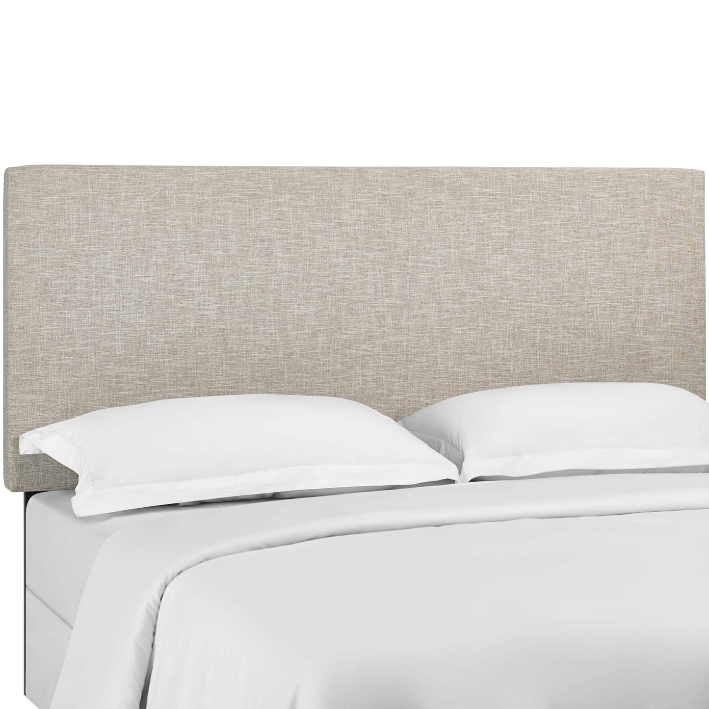 Taylor Upholstered Linen Fabric Full / Queen Headboard by Furniture For America