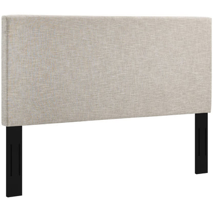 Taylor Upholstered Linen Fabric Full / Queen Headboard by Furniture For America
