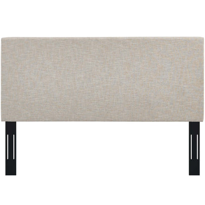 Taylor Upholstered Linen Fabric Full / Queen Headboard by Furniture For America