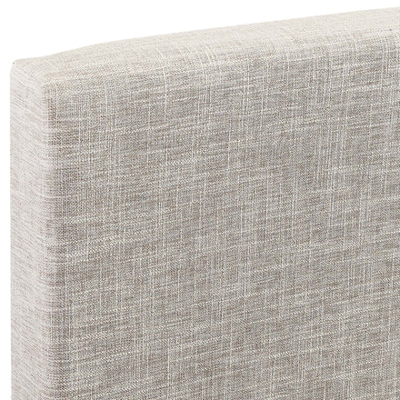 Taylor Upholstered Linen Fabric Full / Queen Headboard in Beige