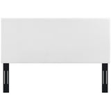 Xanthe Upholstered Linen Fabric Full / Queen Headboard in White