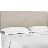 Xanthe Upholstered Linen Fabric King and California King Headboard in Beige