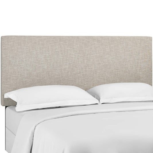 Taylor Upholstered Linen Fabric King and California King Headboard by Furniture For America