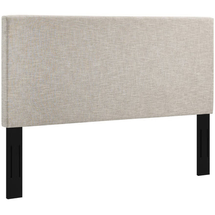 Taylor Upholstered Linen Fabric King and California King Headboard in Beige