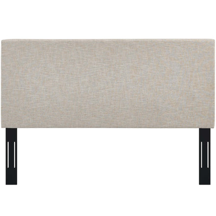 Taylor Upholstered Linen Fabric King and California King Headboard in Beige