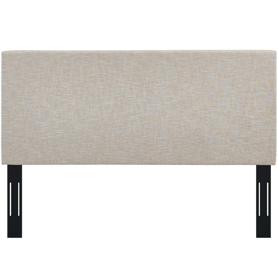 Xanthe Upholstered Linen Fabric King and California King Headboard in Beige