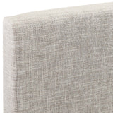 Xanthe Upholstered Linen Fabric King and California King Headboard in Beige