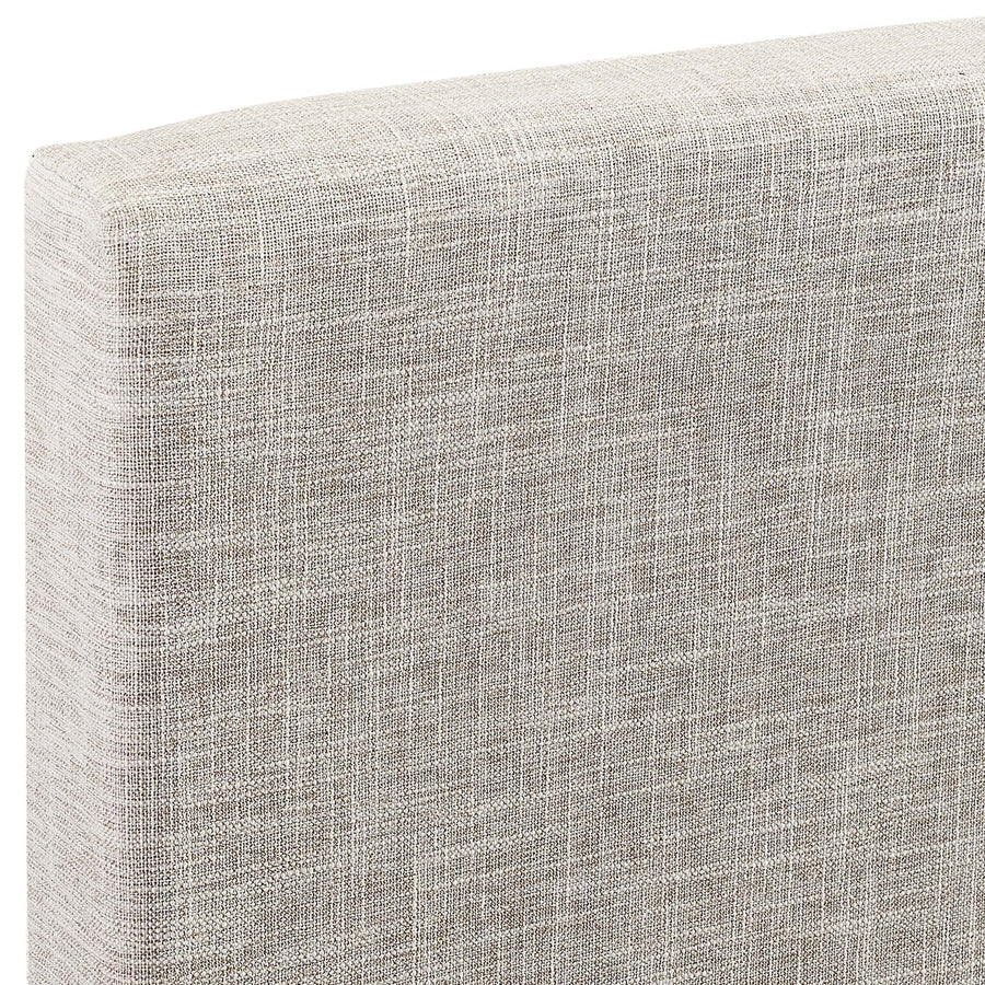 Xanthe Upholstered Linen Fabric King and California King Headboard in Beige