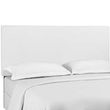 Xanthe Upholstered Linen Fabric King and California King Headboard in White