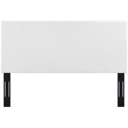 Taylor Upholstered Linen Fabric King and California King Headboard in White