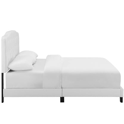Amelia Faux Leather Full Bed by Furniture For America