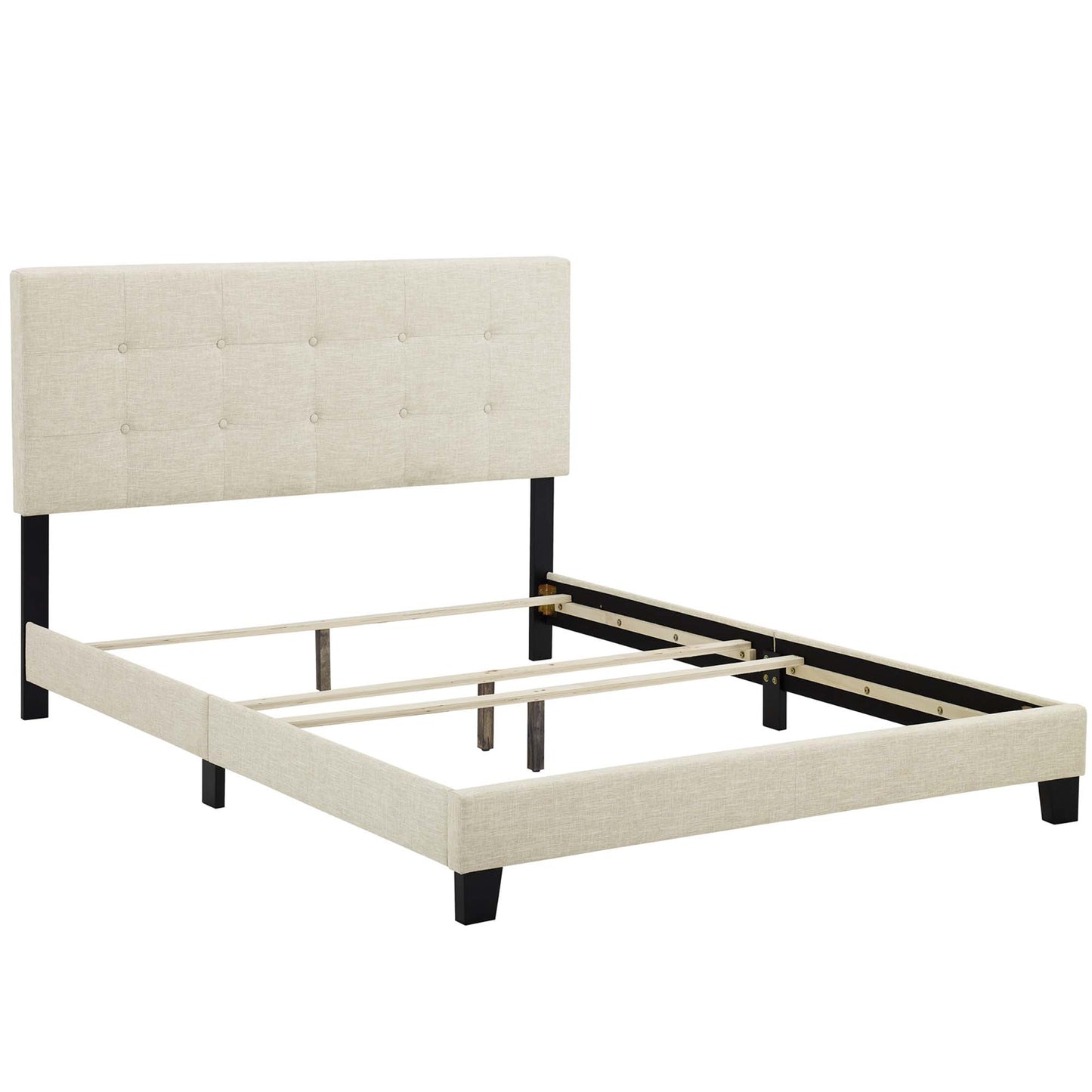 Amira Upholstered Fabric Full Bed by Furniture For America