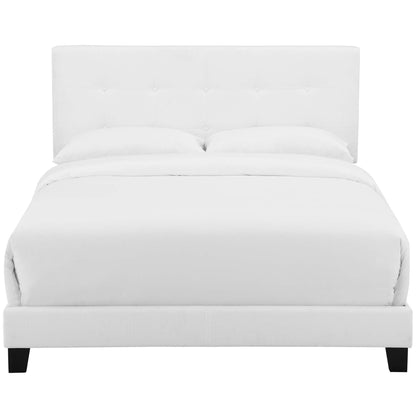 Amira Upholstered Fabric Queen Bed by Furniture For America