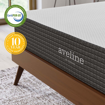 Aveline 10" California King Mattress in White