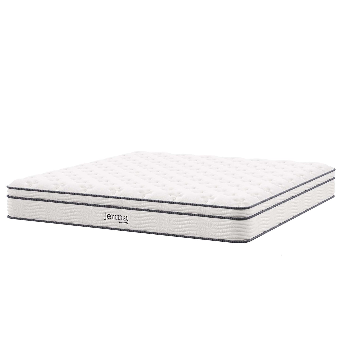 Jenna 10" Innerspring and Foam California King Mattress by Furniture for America