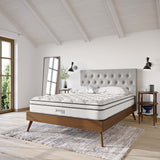 Aria 10" Innerspring and Foam California King Mattress in White