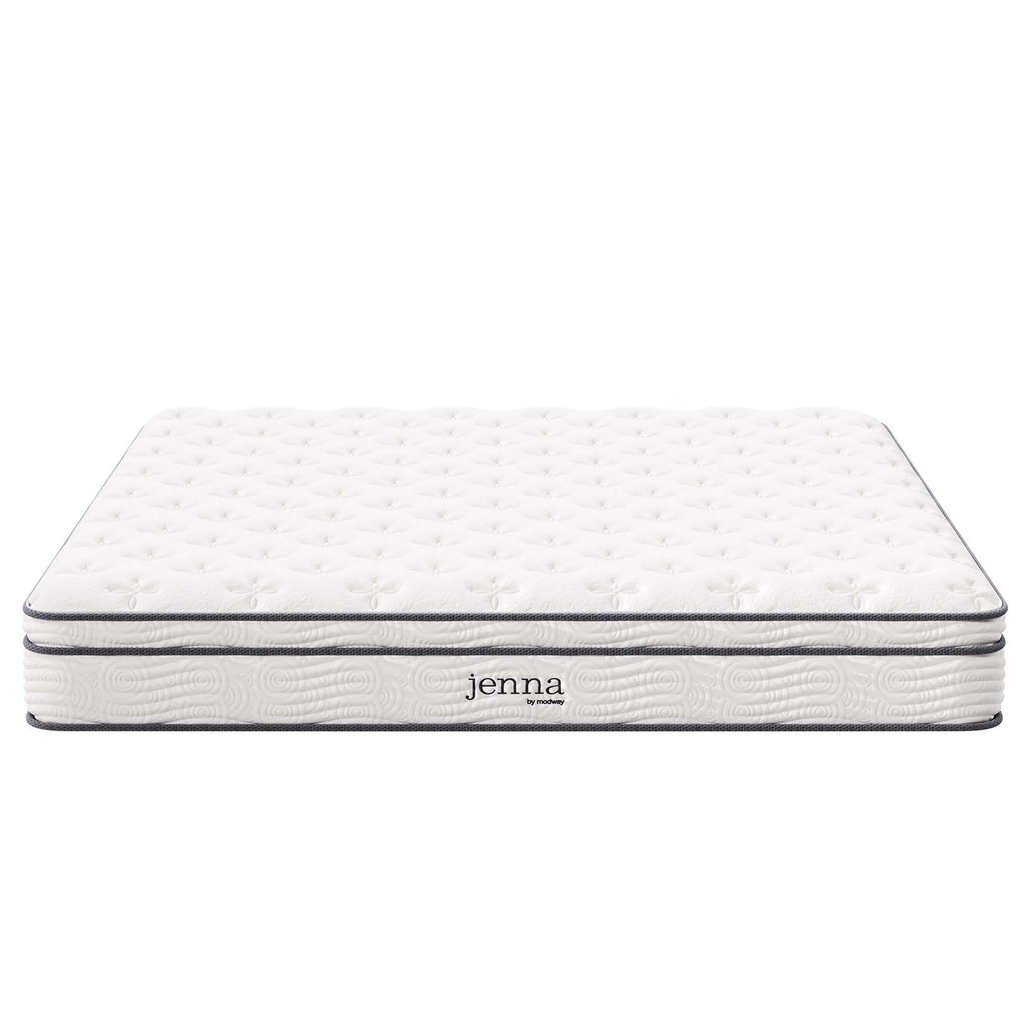 Jenna 10" Innerspring and Foam California King Mattress by Furniture for America