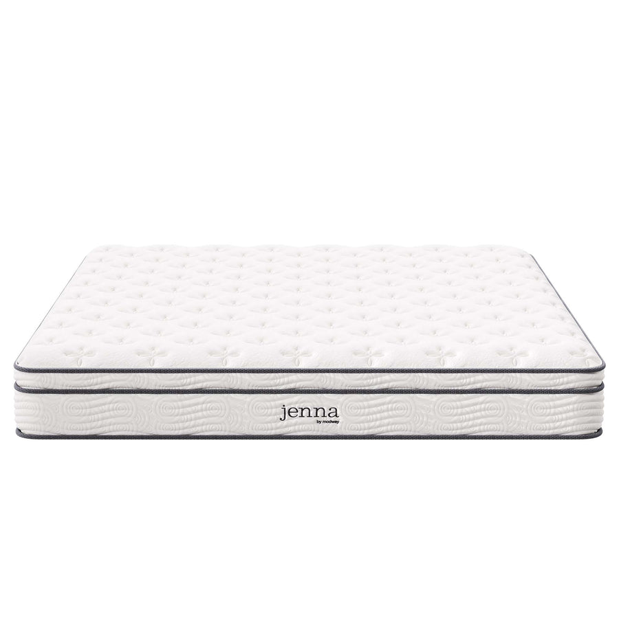 Aria 10" Innerspring and Foam California King Mattress in White