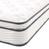 Aria 10" Innerspring and Foam California King Mattress in White