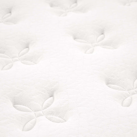 Jenna 10" Innerspring and Foam California King Mattress in White