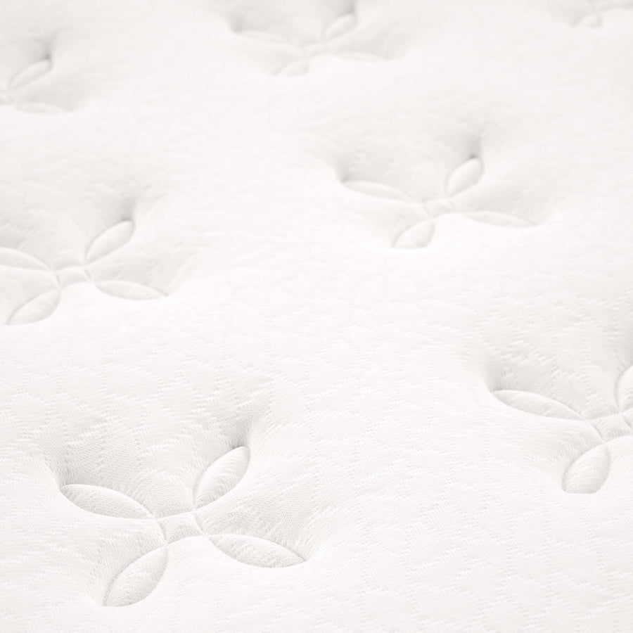 Aria 10" Innerspring and Foam California King Mattress in White