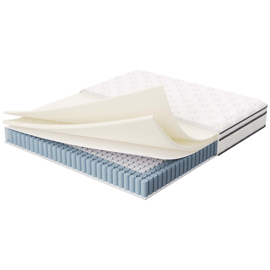 Aria 10" Innerspring and Foam California King Mattress in White