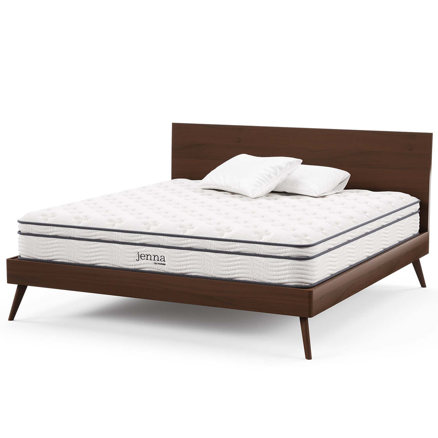 Aria 10" Innerspring and Foam California King Mattress in White
