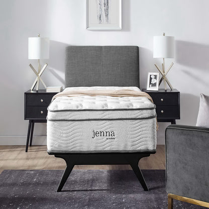 Jenna 14" Innerspring and Foam Twin Mattress by Furniture for America