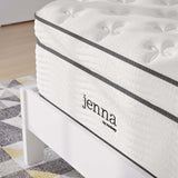 Aria 14" Innerspring and Foam Twin Mattress in White