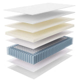 Aria 14" Innerspring and Foam Twin Mattress in White