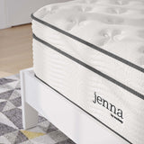 Aria 14" Innerspring and Foam Full Mattress in White