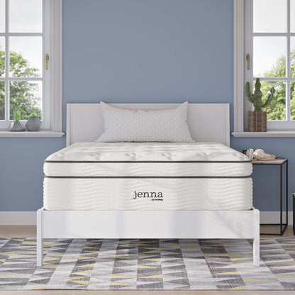 Jenna 14" Innerspring and Foam Full Mattress by Furniture for America