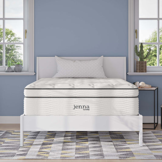 Jenna 14" Innerspring and Foam Full Mattress by Furniture for America