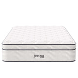 Aria 14" Innerspring and Foam Full Mattress in White