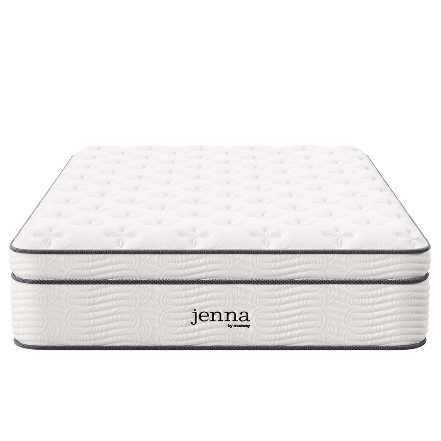 Aria 14" Innerspring and Foam Full Mattress in White