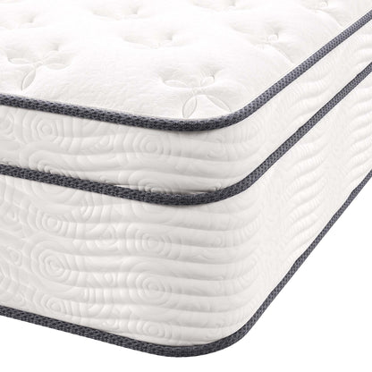Jenna 14" Innerspring and Foam Full Mattress by Furniture for America